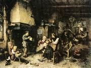 OSTADE, Adriaen Jansz. van Country Party yy Spain oil painting reproduction